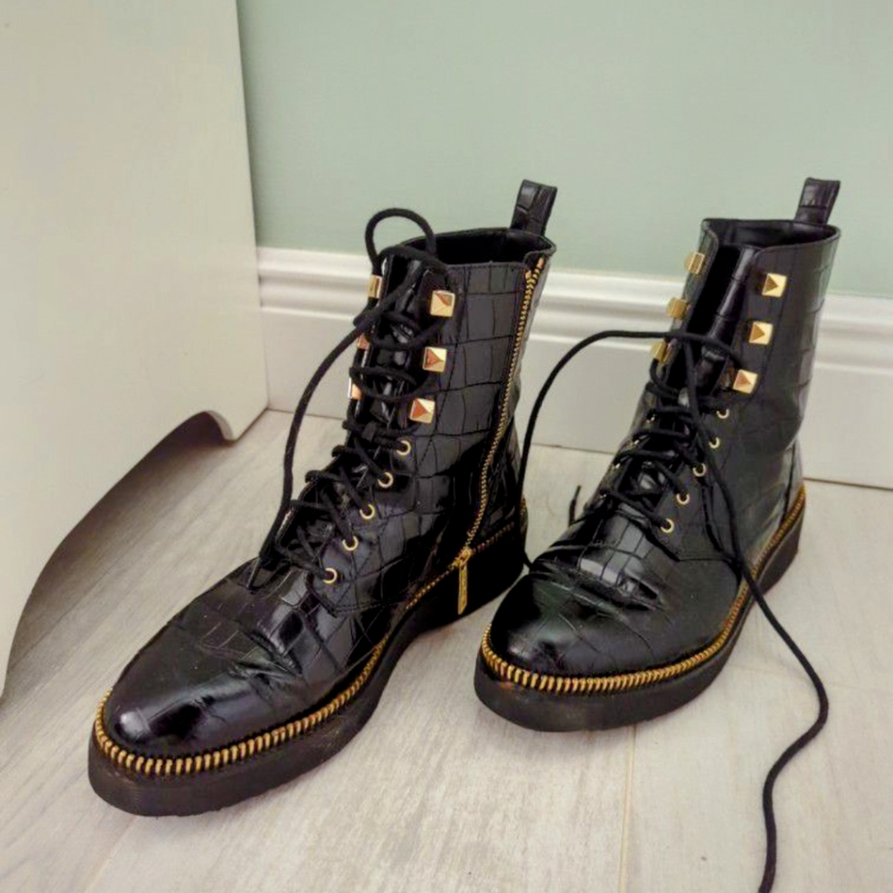 Michael Kors combat boots